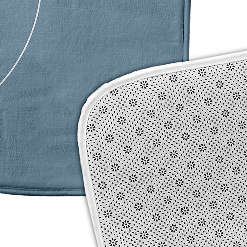 Tapis de bain Nautical Nights, Bleu, L 21 po x L 34 po