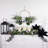 Mixed Foliage And Pinecone Christmas Pillar Candle Holder 29"