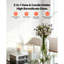 Ensemble de 120 photophores cylindriques transparents et vases en verre, bougies piliers pour centres de table de mariage, blanc