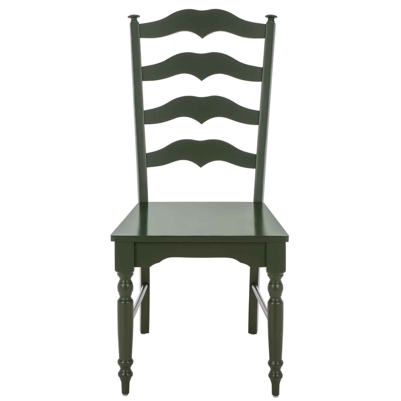 Visalia Ladder Back Dining Chair, Dark Green