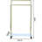 Niketta Rolling Clothing Rack
