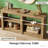 Rustic-Modern 3-Tier Entryway Console Table
