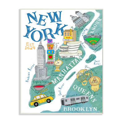 Décoration murale pour enfants Bouvet New York