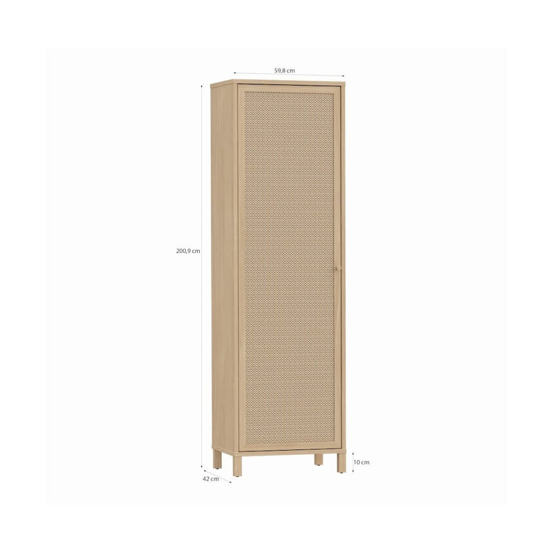 Tameyka 1 -Door Rectangle Accent Cabinet