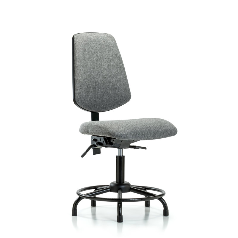 Chaise de dessinateur ergonomique Caius, Gris, Non inclus, Non