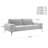 Callowhill Microfiber Sofa In Light Gray-943201135