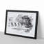 Tour de France Cycling in Abstract - Picture Frame Painting Print on MDF-55611382-55611381