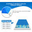 Solar swimming pool cover, solar cover, UV-resistant solar cover, pool cover, pool heating solar, blue
