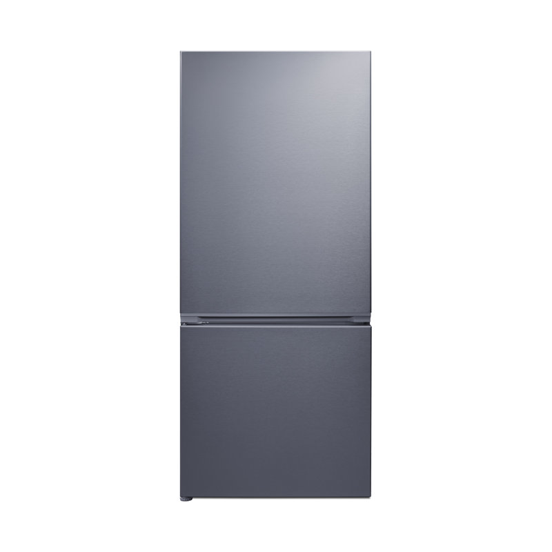 Summit Appliance 30" Wide Bottom Freezer Refrigerator with Icemaker, Counter Depth, Left Handed