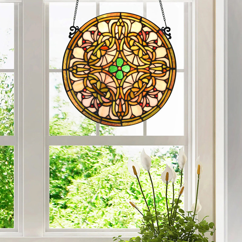 Fine Art Lighting - Panneau de vitrail arbre de vie