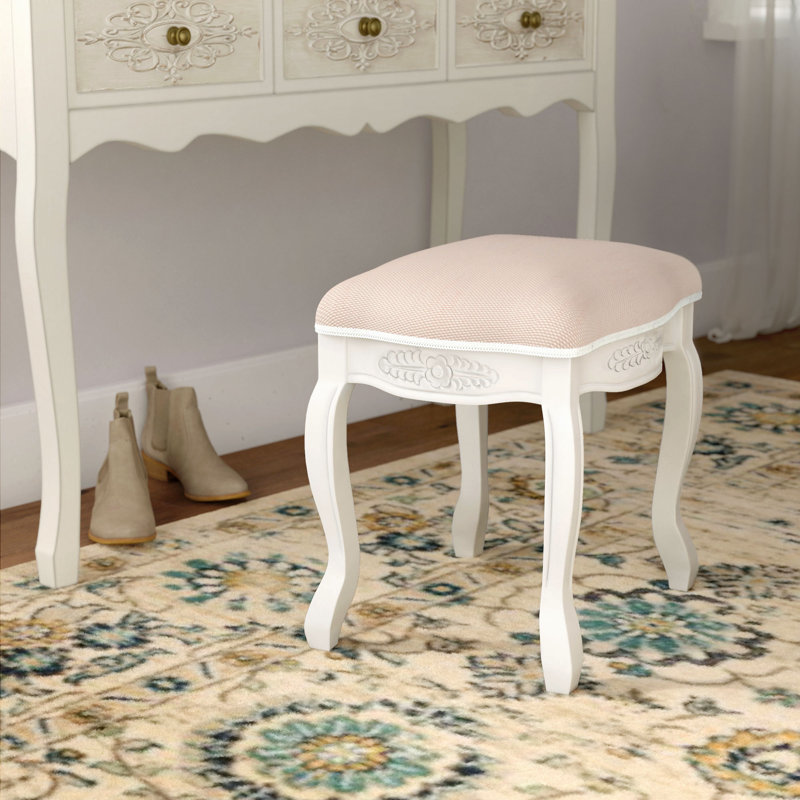 Adelinna Solid Wood Accent Stool