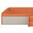 Velvet Upholstered Daybed With Stairs & Gas Lift Storage Ottoman, Contrast Color, Padded Guardrails-407922158-407922065
