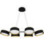 Lustre linéaire noir mat Jahim