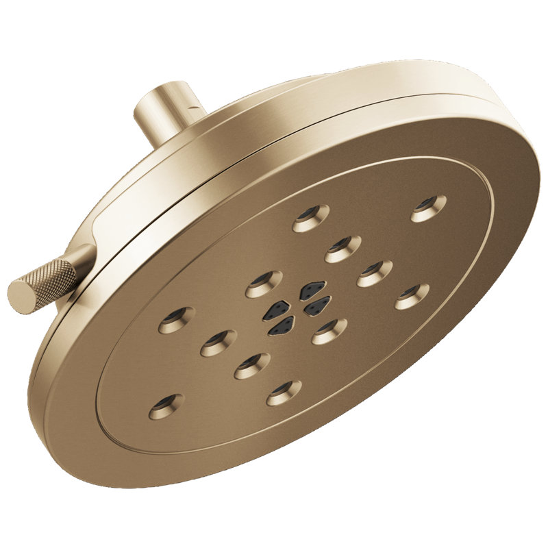 Litze® 4-Function Raincan Showerhead with H2OKinetic® Technology, Luxe Gold