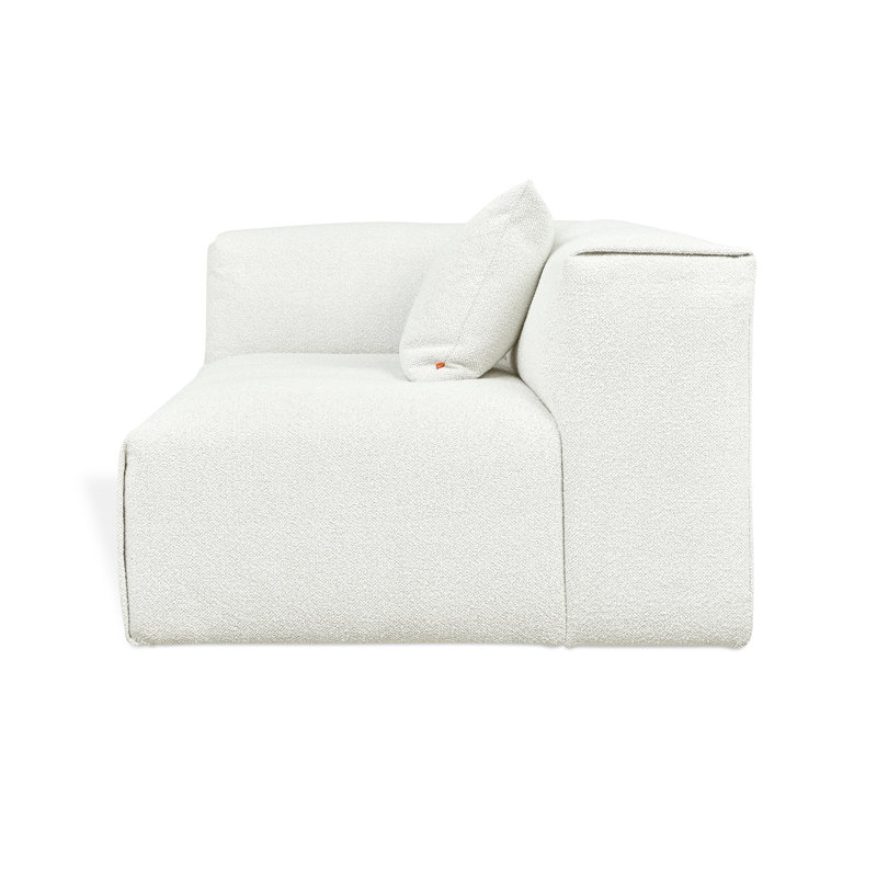 Nest Modular Left Arm Chair, Morris Bone