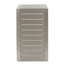 Table en forme de C CAPU CORAL ALU ARGENT-547840883