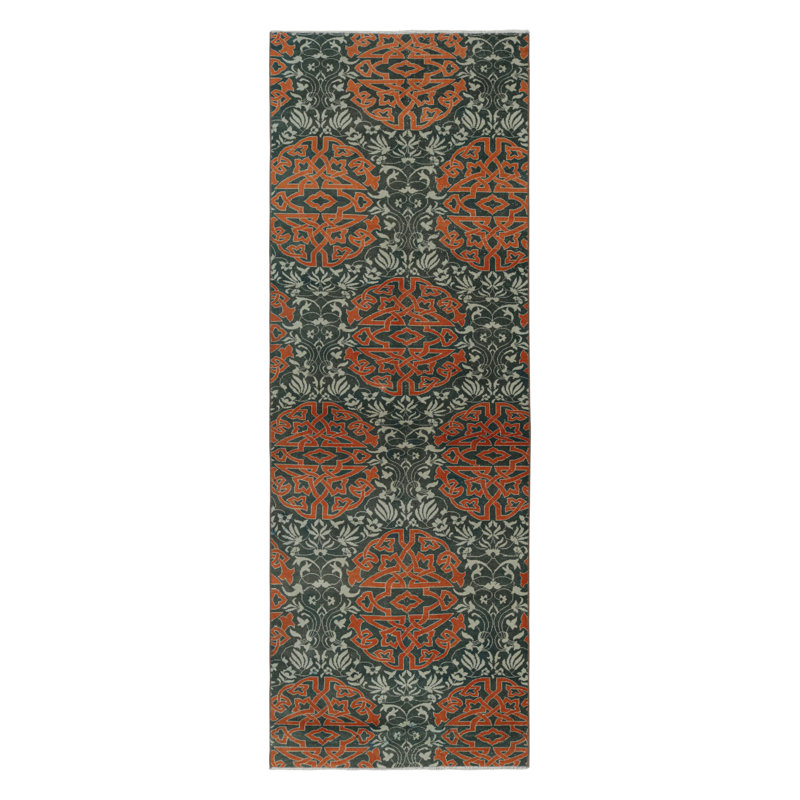 One-of-a-Kind 3'4”x9'7” Hand Knotted Area Rug