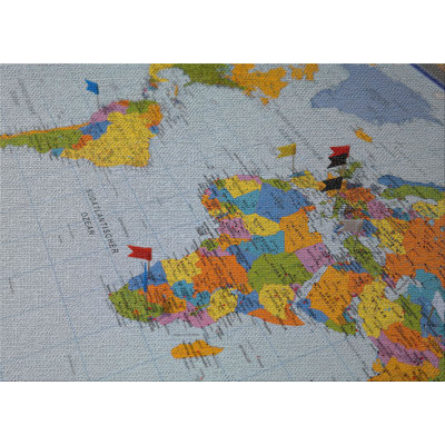 Tapis jaune map