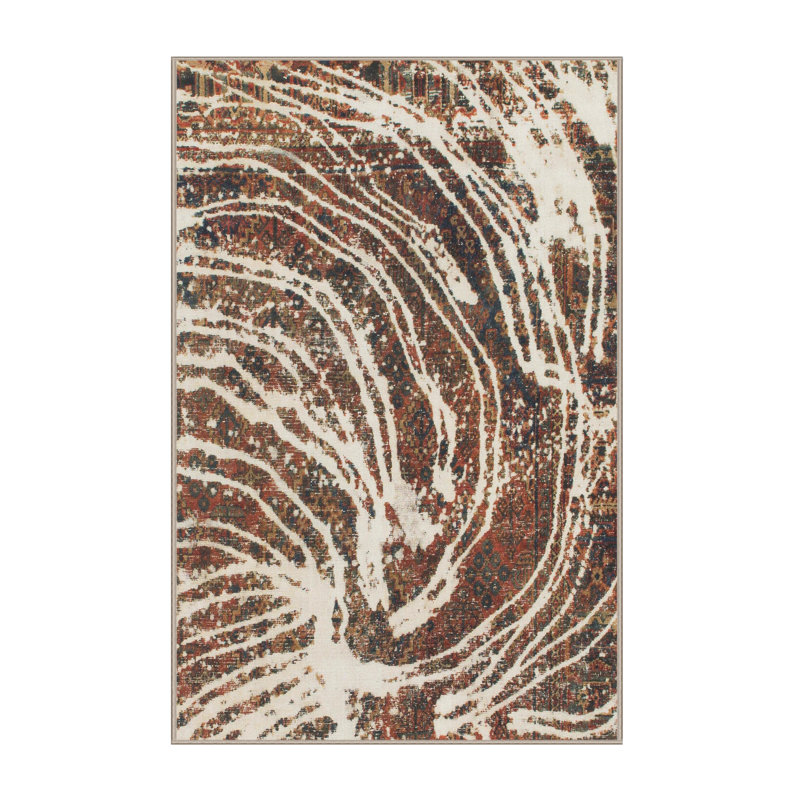 Tapis abstrait moderne 999, Rectangle 6 pi x 9 pi