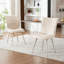 Chaises de salle à manger en chenille Leahana-1418237469