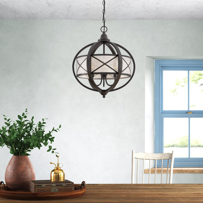 Bhavin 3 - Light Dimmable Globe Chandelier