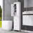 Bathroom Storage Cabinet, Cabinet With 2-Doors And Drawers, Adjustable Shelves, MDF Board-1704485831