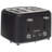 Kenmore 4 Slice Toaster, Matte Black and Grey, Dual Controls