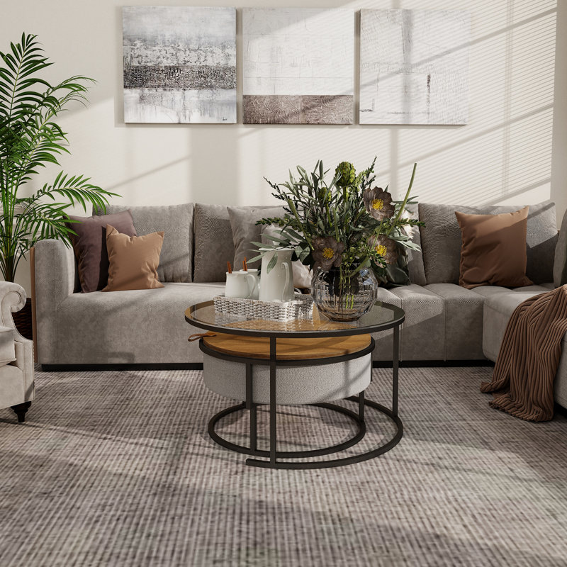 Ulpiu Nesting Storage Coffee Table