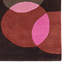 Osteen Authentic Hand-Tufted Handmade Brown, Beige & Blue Modern Overlapping Geometric Circles Wool Area Rug-123710504-19939889