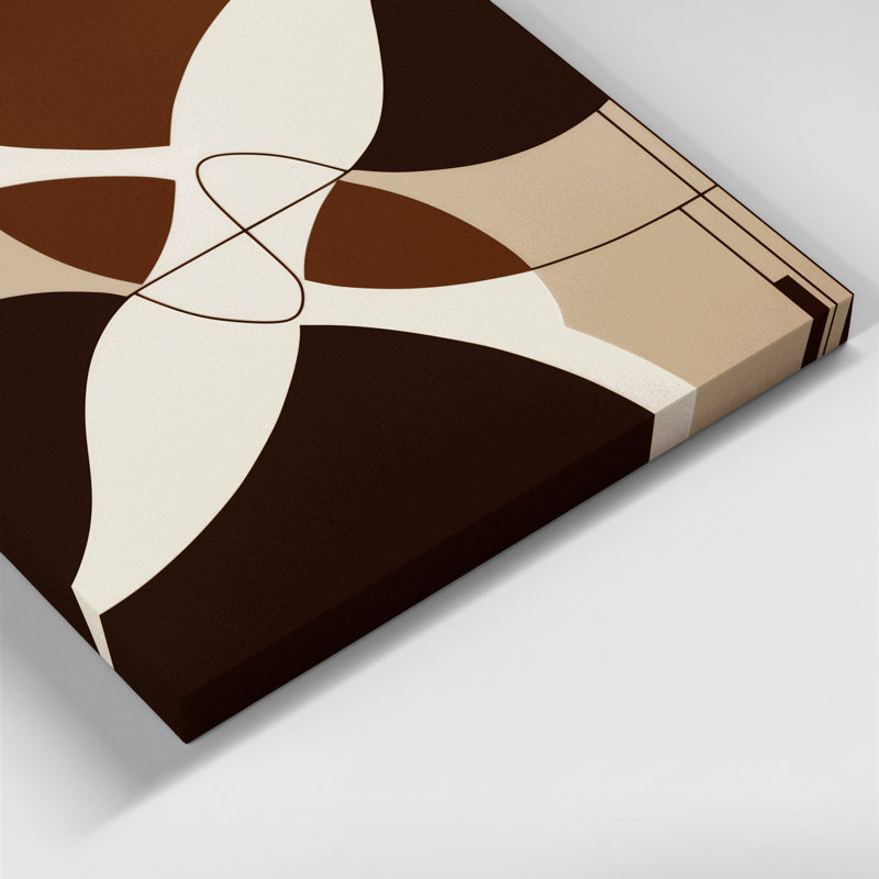 Minimalisme 99, art mural sur toile beige