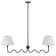 Luminaire suspendu en laiton Wave Squiggle