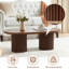 Table basse ovale simple 39,38 po-814241051