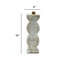 Wood Candle Holder | Elegant Whitewash Wooden Candle Stand | 12"-1955213545