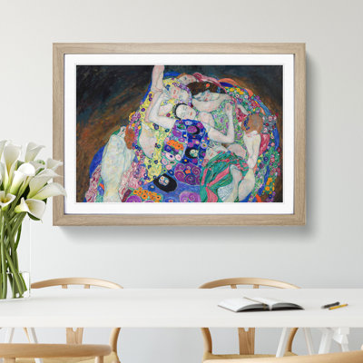 The Maiden by Gustav Klimt - Picture Frame Painting