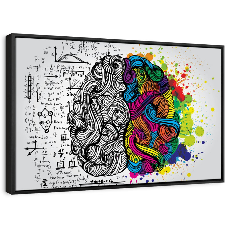 Impression sur toile technique et colorée, H 9 po x l 13 po
