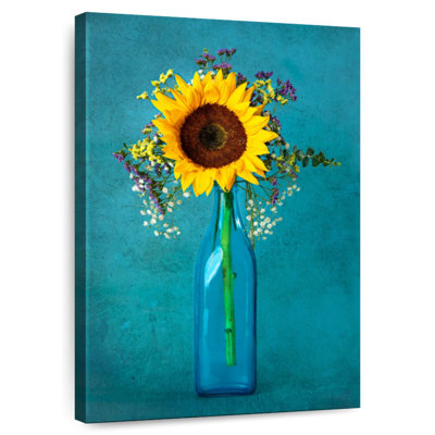 Harnek Sunflower In Vase