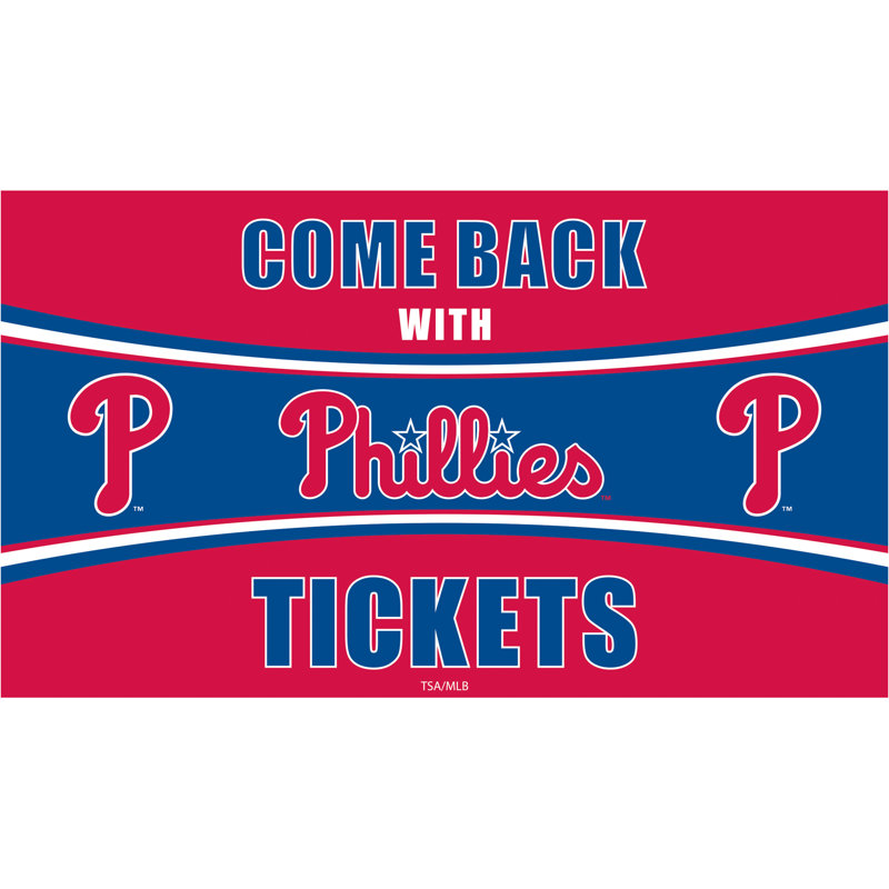 Tapis de jeu en PVC 28 po x 16 po Philadelphia Phillies