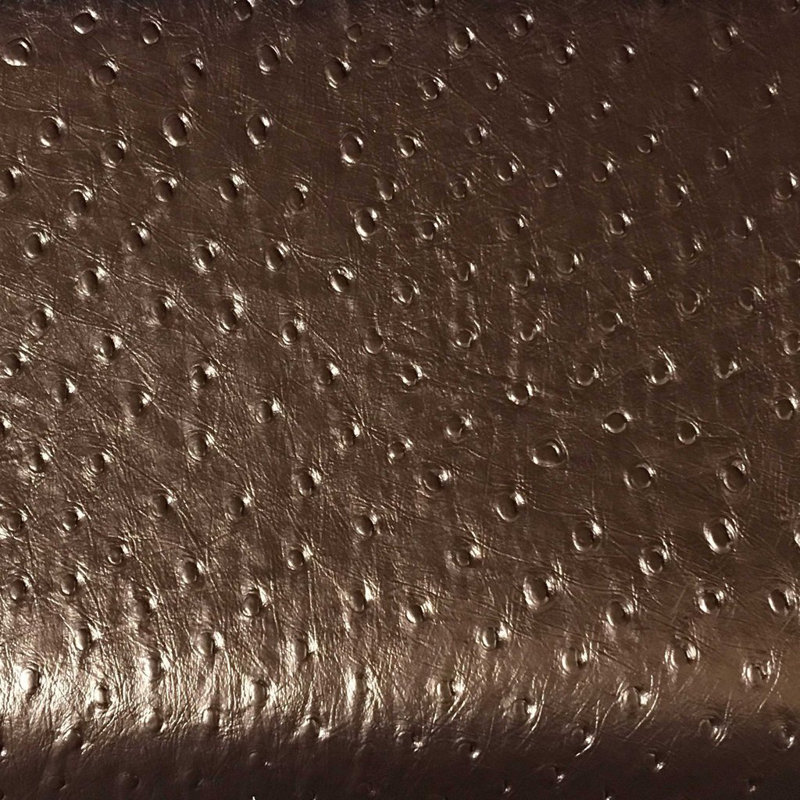 Ostrich-Albany Animal Print Vinyl Fabric, Penny