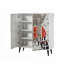 Caslin 4 -Door 4 -Shelf