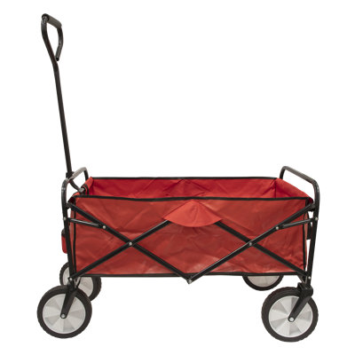 Velva 118cm H x 54cm W x 13cm D 70kg Canvas Platform Trolley