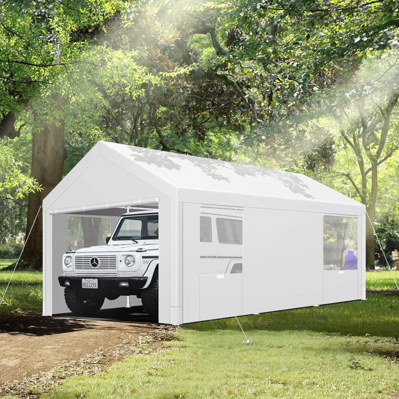 240 Ft. W x 144 Ft. D Metal Canopy, White
