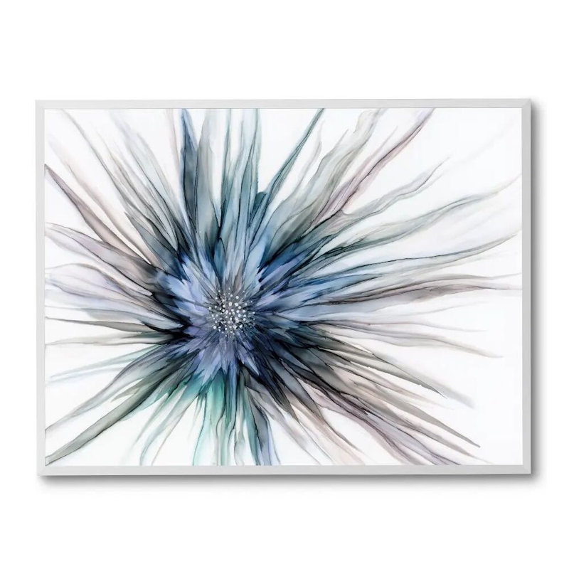 Ping Print by KC Pollak, 38" H x 50" W, No Mat, White Floater Framed Canvas