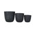 Rustic Crackle Durable MGO Outdoor Planter Set with Excellent Drainage-124945246