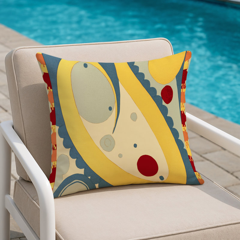 Breezy Jive Indoor And Outdoor Pillow, Square 18"