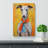 Whippet Contemporary No.2 - No Frame Print-1214608376