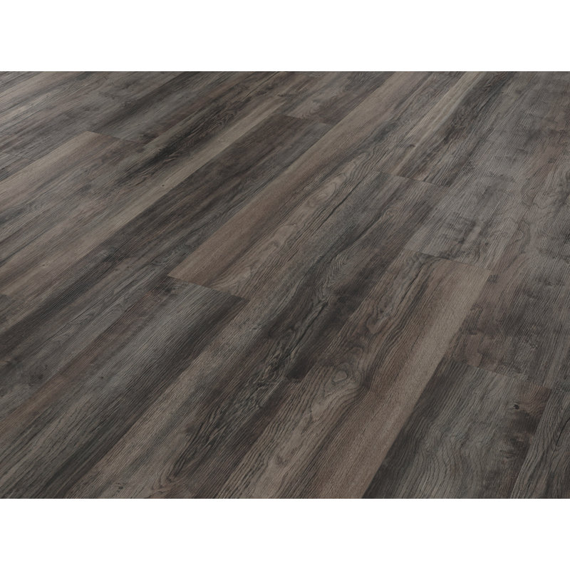 Canaletto 7" X 48" X 4.5mm Oak Luxury Vinyl Plank 4.5mm Thick 7'' W x 48'' L Oak Vinyl Plank, Shadow Gray Oak