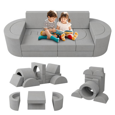 Canapé modulaire pour enfants 16 pièces