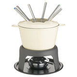 9 Piece Cast Iron Fondue Set