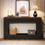 Console moderne, table d'entrée en bois de 55 po avec rangement-2012396288-2001126790
