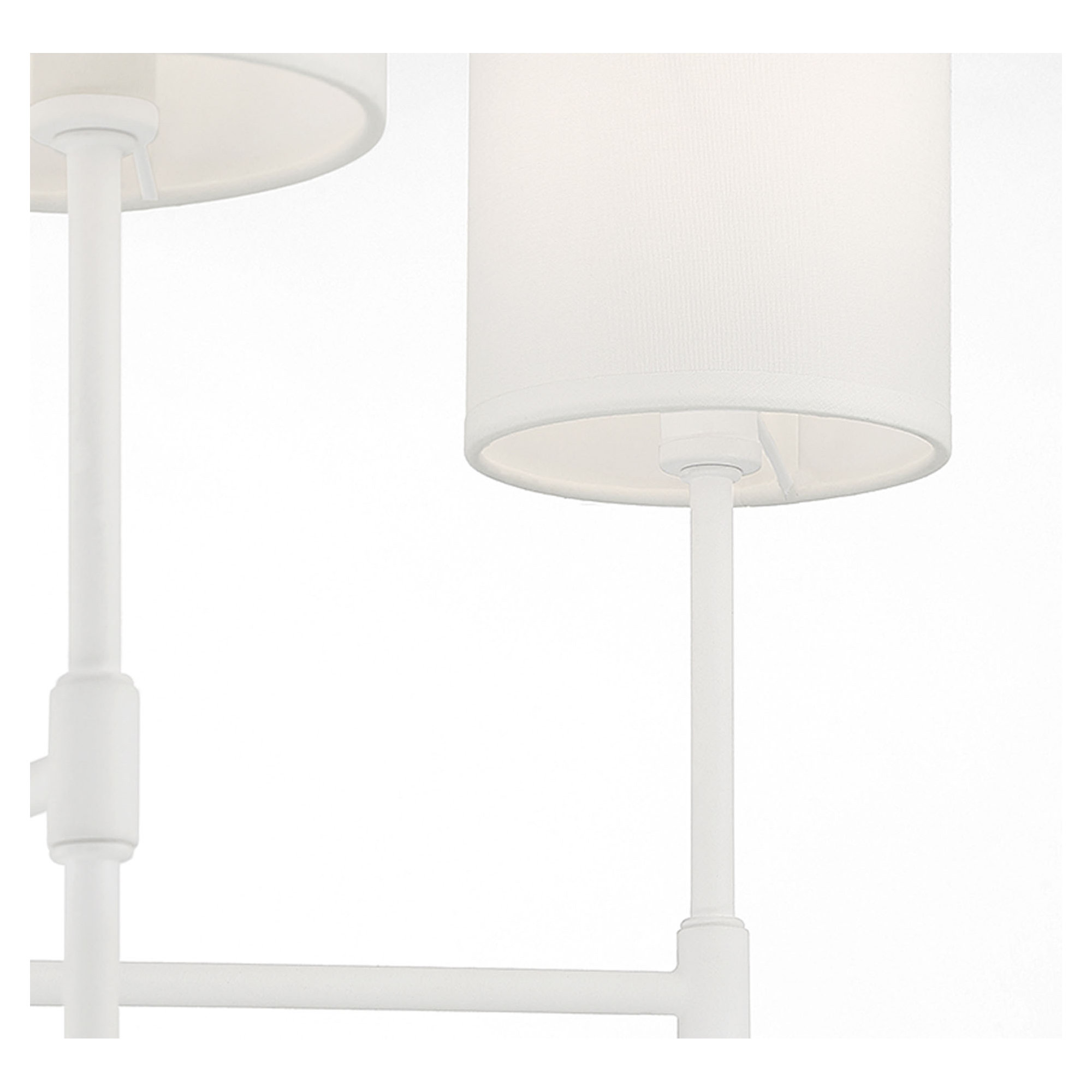Ebers 5-Light Chandelier In Bisque White